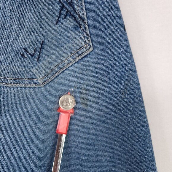 Anthropologie McGuire Jeans Valletta Straight Fringe Cropped Denim Size 25 - Picture 5 of 16